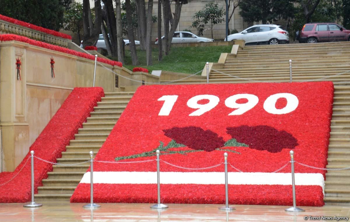 Азербайджанский народ чтит светлую память жертв трагедии 20 Января (ФОТО)