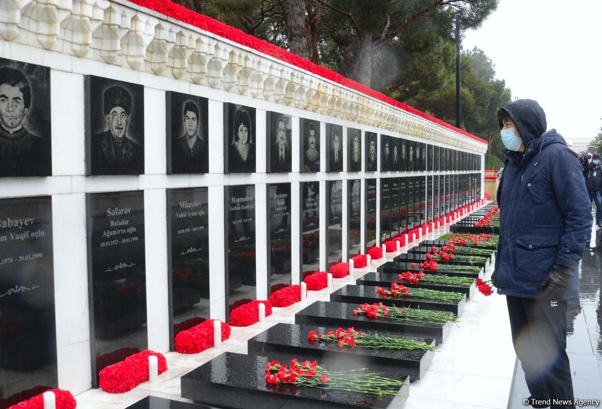 Азербайджанский народ чтит светлую память жертв трагедии 20 Января (ФОТО)