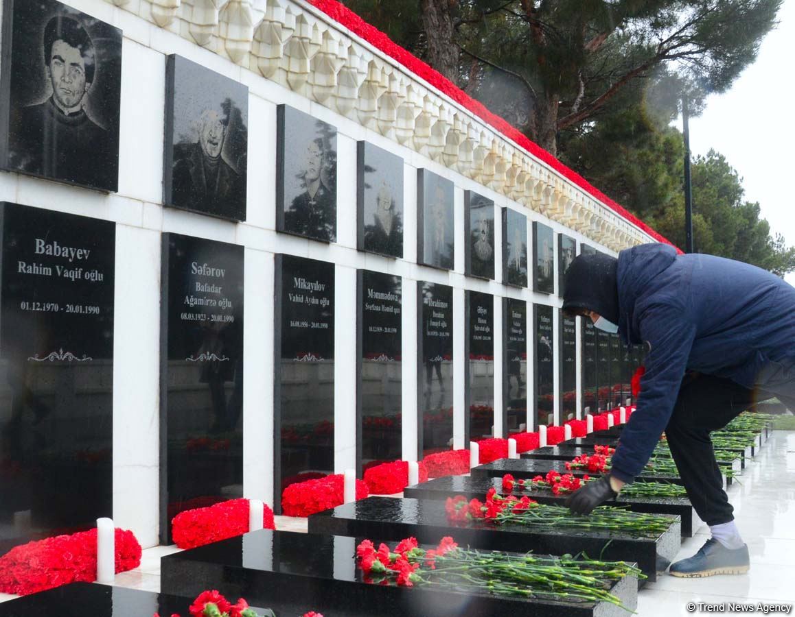 Азербайджанский народ чтит светлую память жертв трагедии 20 Января (ФОТО)