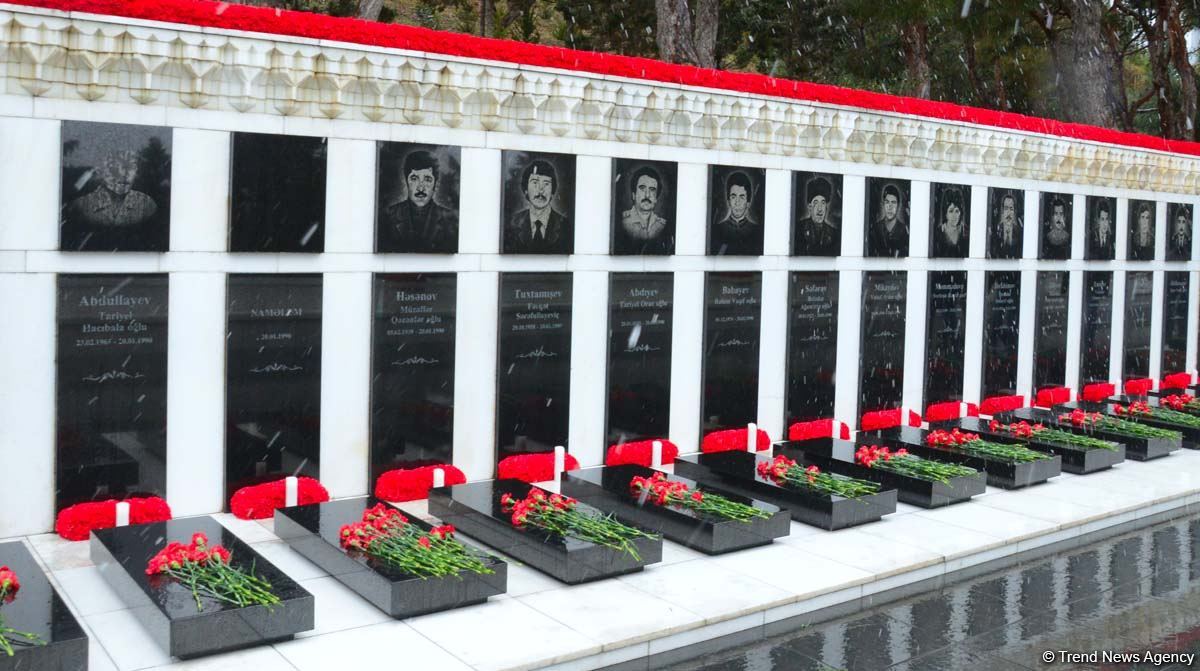 Азербайджанский народ чтит светлую память жертв трагедии 20 Января (ФОТО)