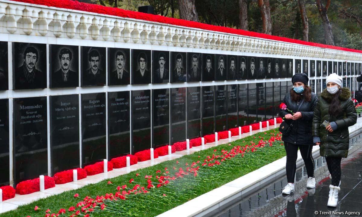 Азербайджанский народ чтит светлую память жертв трагедии 20 Января (ФОТО)