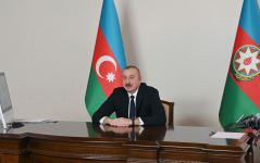 Состоялась встреча между Президентом Азербайджана Ильхамом Алиевым и Президентом Туркменистана Гурбангулы Бердымухамедовым в формате видеоконференции (ФОТО/ВИДЕО)