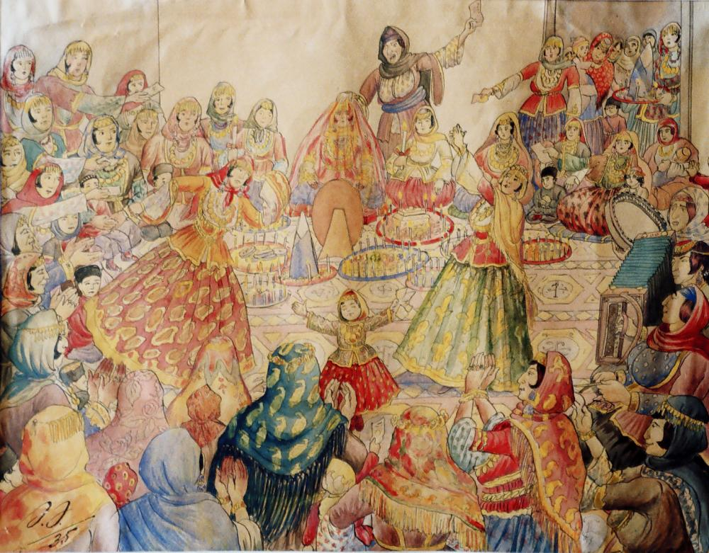 Свадебные традиции и ритуалы в городе Шуша – праздники и концерты от 3 до 40 дней, состязания и пиршества (ФОТО)