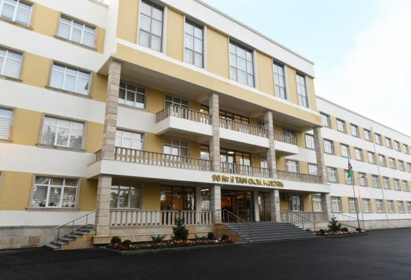 Коллектив школы, в открытии которой принял участие Президент Азербайджана, выражает благодарность - репортаж Trend TV