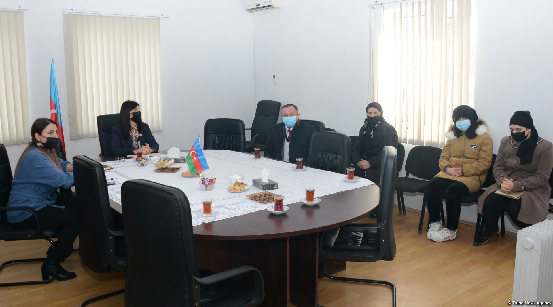 Депутат Севиль Микаилова  встретилась с семьями шехидов в Худате (ФОТО)