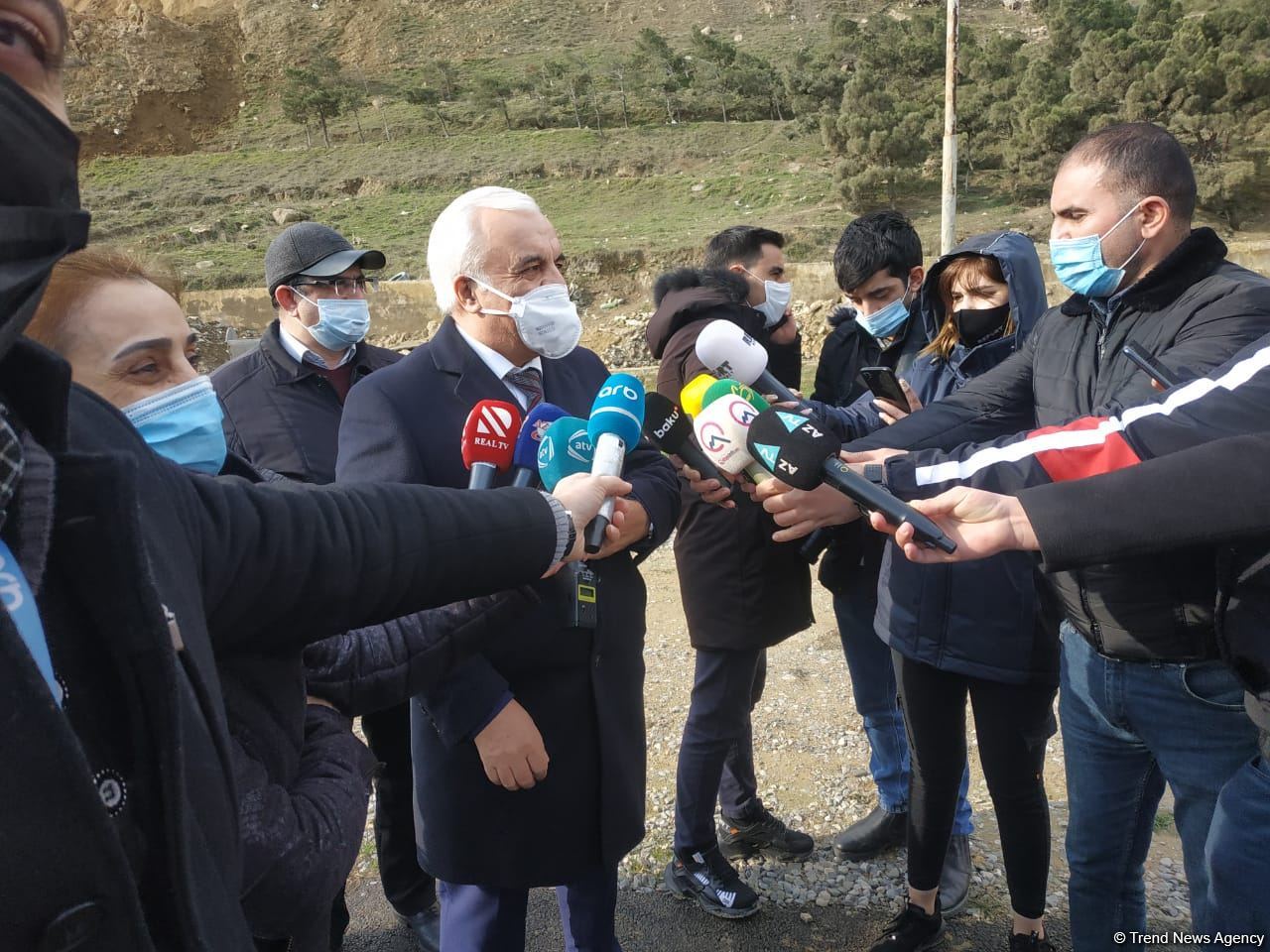 МЧС Азербайджана об ущербе, нанесенном оползнем в Бадамдаре