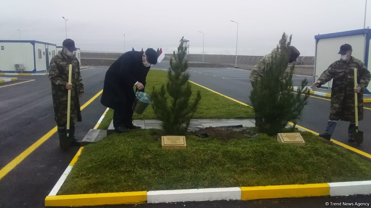 На территории Турецко-российского совместного мониторингового центра посажены деревья (ВИДЕО/ФОТО)