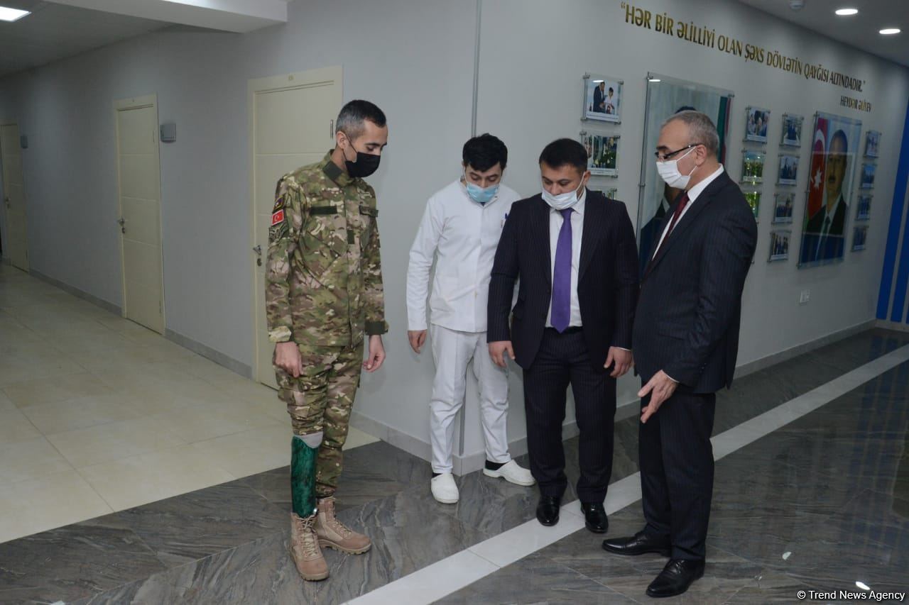 Еще трое раненых участников Отечественной войны Азербайджана обеспечены высокотехнологичными протезами (ФОТО)