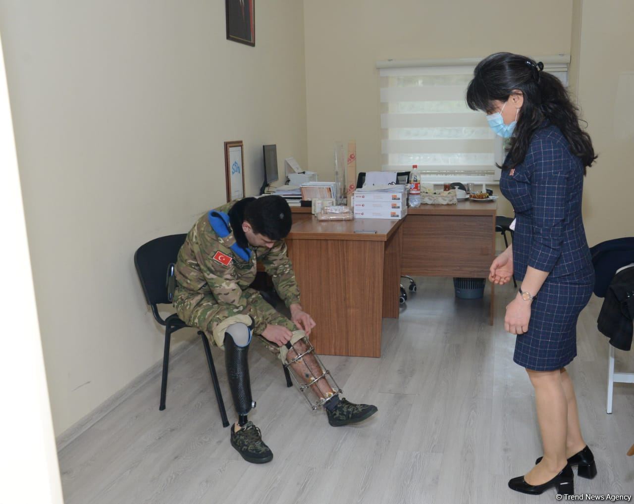 Еще трое раненых участников Отечественной войны Азербайджана обеспечены высокотехнологичными протезами (ФОТО)