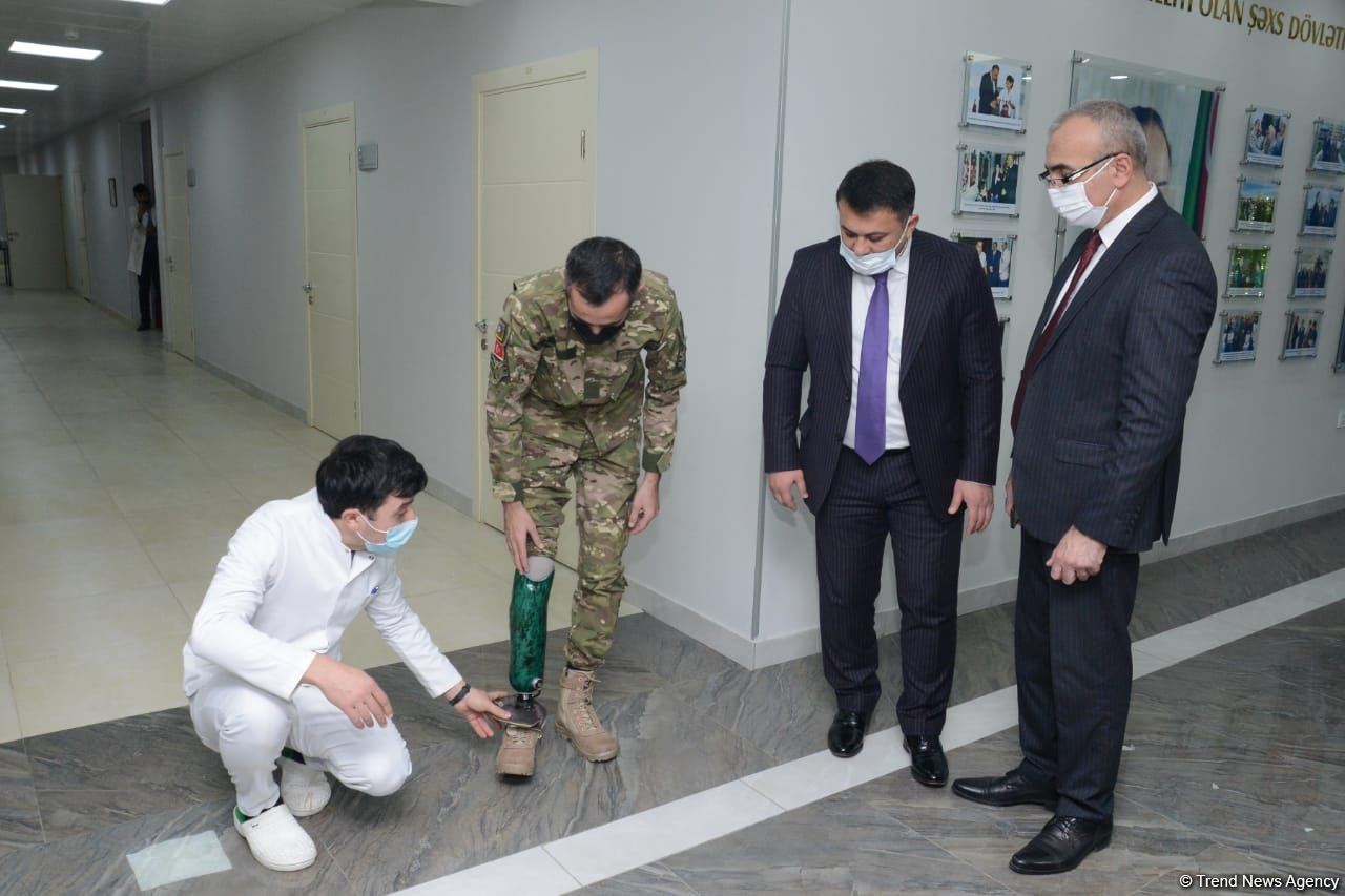 Еще трое раненых участников Отечественной войны Азербайджана обеспечены высокотехнологичными протезами (ФОТО)