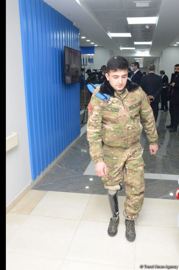 Еще трое раненых участников Отечественной войны Азербайджана обеспечены высокотехнологичными протезами (ФОТО)