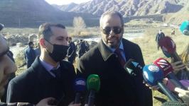 Представители дипломатического корпуса в Худаферине (ФОТО/ВИДЕО)