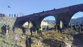 Представители дипломатического корпуса в Худаферине (ФОТО/ВИДЕО)