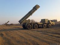 Продемонстрирована боеготовность ракетно-артиллерийских войск армии Азербайджана - репортаж Trend TV (ФОТО)