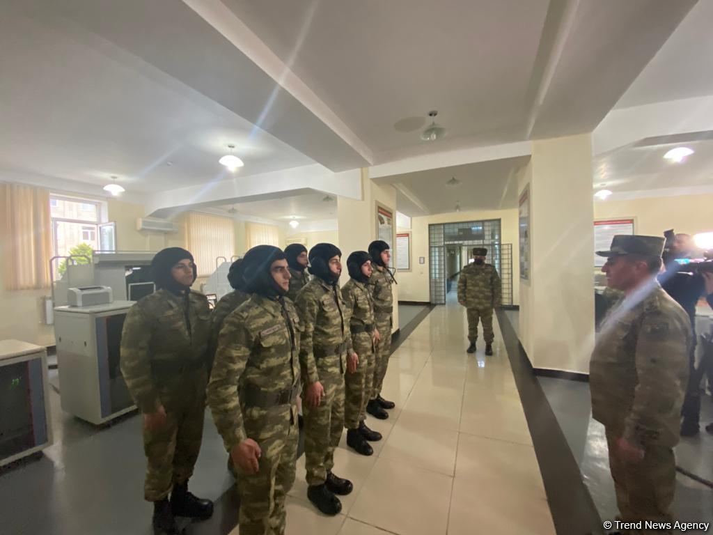Журналисты побывали в Азербайджанском высшем военном училище им. Гейдара Алиева – репортаж Trend TV (ФОТО)