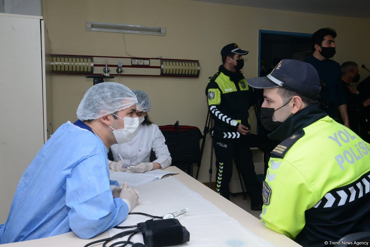 В Азербайджане началась вакцинация от COVİD-19 сотрудников полиции - репортаж Trend TV (ФОТО)