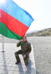 Президент Ильхам Алиев поднял флаг Азербайджана в Лачине (ФОТО/ВИДЕО)