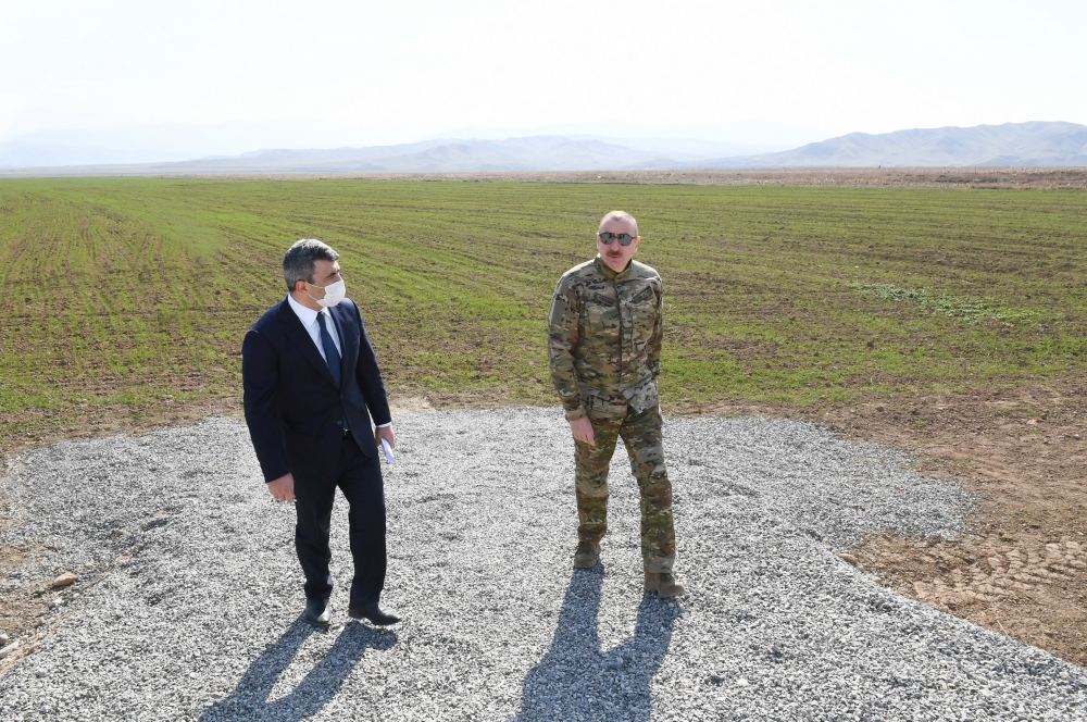Президент Ильхам Алиев и Первая леди Мехрибан Алиева посетили Физулинский, Зангиланский, Лачинский и Джебраильский районы (ФОТО/ВИДЕО) (ОБНОВЛЕНО)