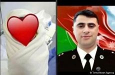 У шехида Отечественной войны Азербайджана родилась дочь(ФОТО)