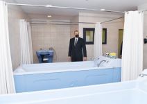 Президент Ильхам Алиев принял участие в открытии после капремонта Шаганского реабилитационного пансионата (ФОТО/ВИДЕО) (версия 2)