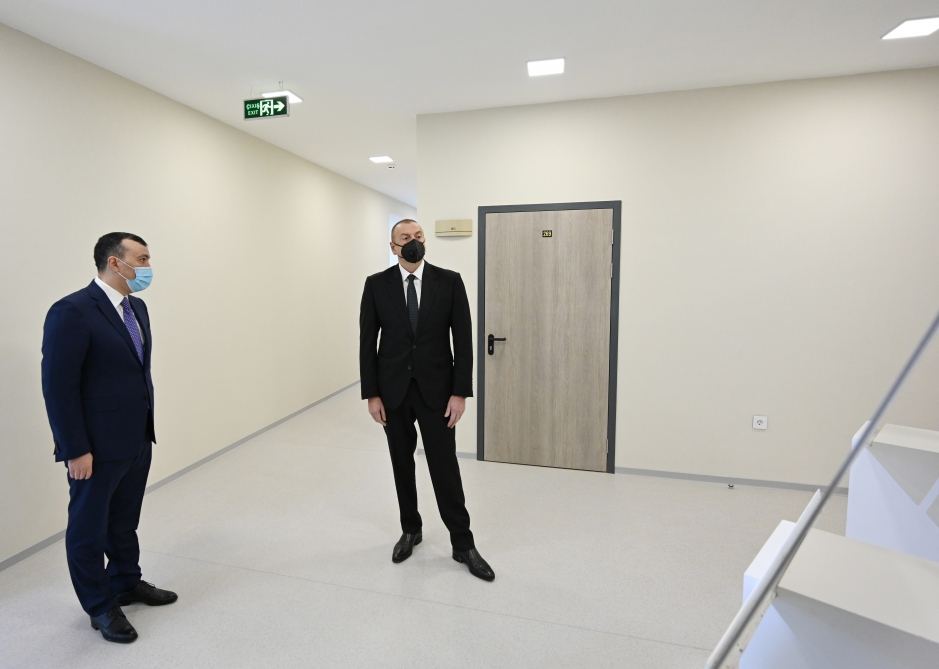 Президент Ильхам Алиев принял участие в открытии после капремонта Шаганского реабилитационного пансионата (ФОТО/ВИДЕО) (версия 2)