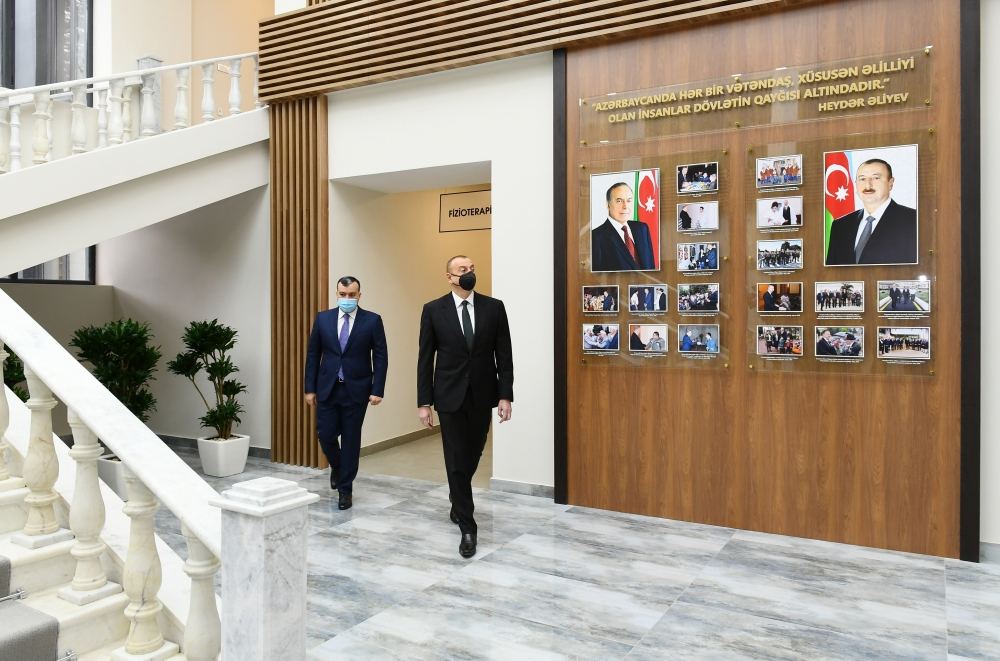 Президент Ильхам Алиев принял участие в открытии после капремонта Шаганского реабилитационного пансионата (ФОТО/ВИДЕО) (версия 2)