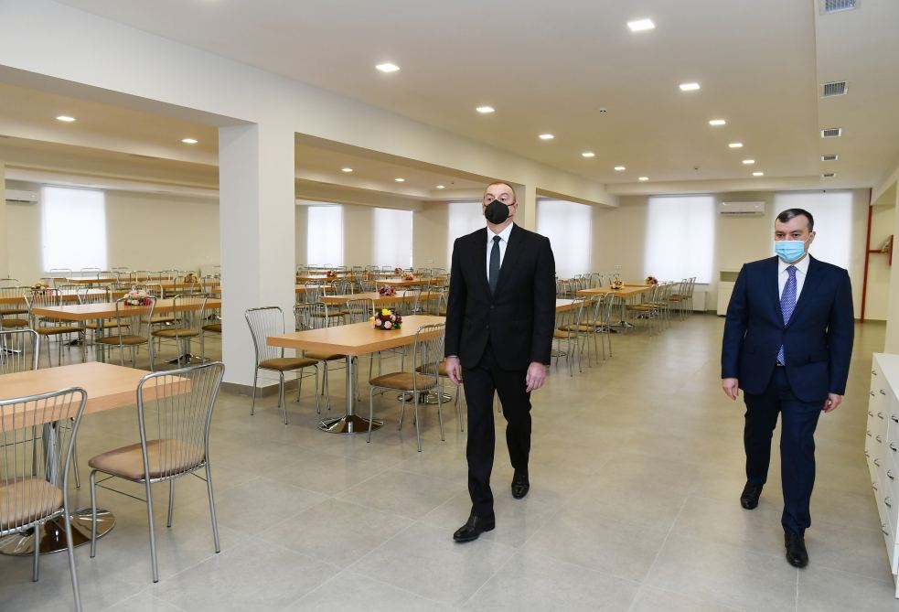 Президент Ильхам Алиев принял участие в открытии после капремонта Шаганского реабилитационного пансионата (ФОТО/ВИДЕО) (версия 2)