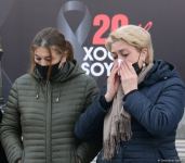 Общественность Азербайджана чтит память жертв Ходжалинского геноцида  (ФОТОРЕПОРТАЖ)