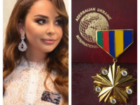 Композитор Севиндж Тофиггызы награждена золотой медалью международного альянса "Азербайджан-Украина" (ФОТО)