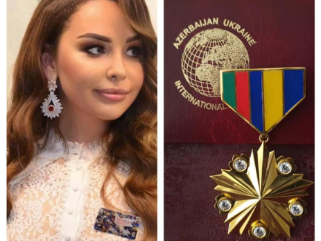 Композитор Севиндж Тофиггызы награждена золотой медалью международного альянса "Азербайджан-Украина" (ФОТО)