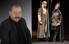 Народный артист Сабир Мамедов в образе Низами Гянджеви (ФОТО)