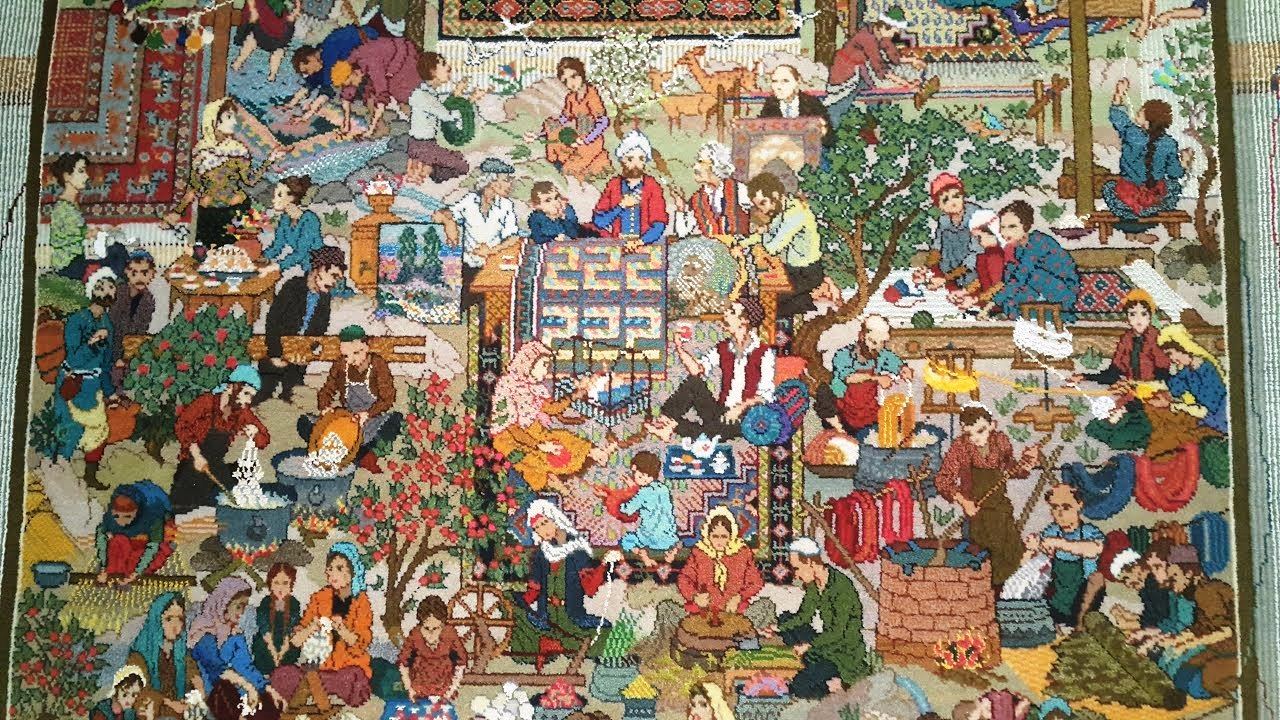 Образы женщин в азербайджанских коврах (ФОТО)