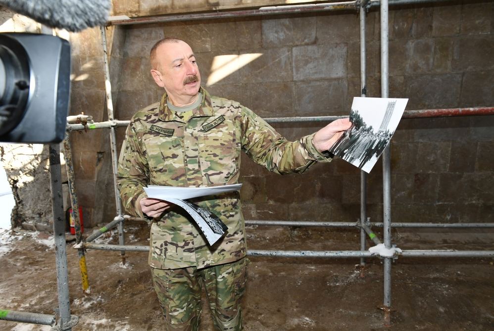 Президент Ильхам Алиев и Первая леди Мехрибан Алиева побывали в городе Шуша (ФОТО/ВИДЕО)