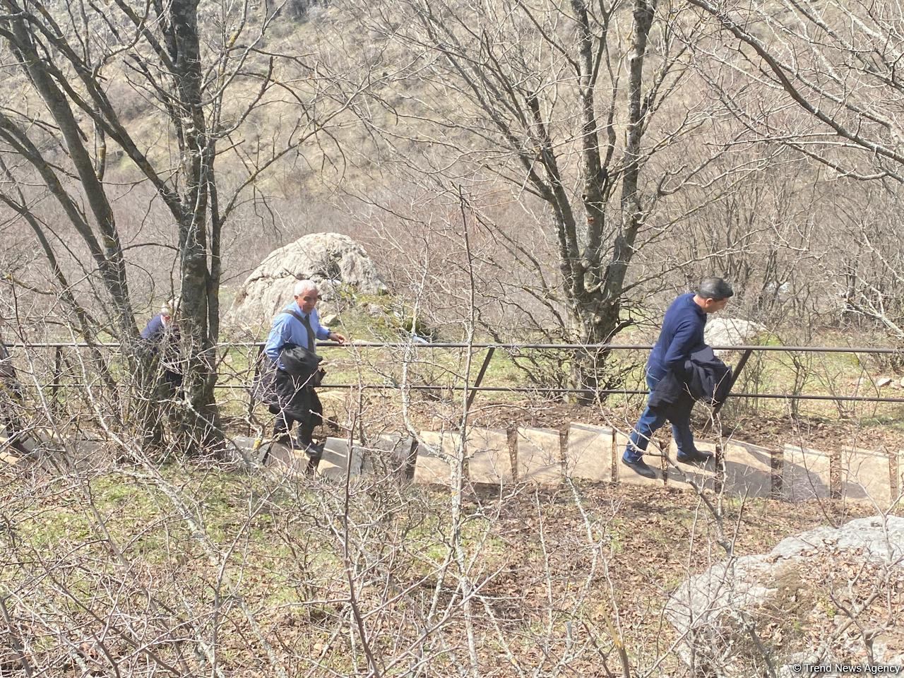 Кадры из Азыхской пещеры — репортаж Trend TV