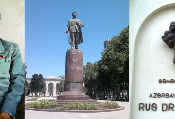 Самед Вургун в памятниках, картинах, марках ... (ФОТО)