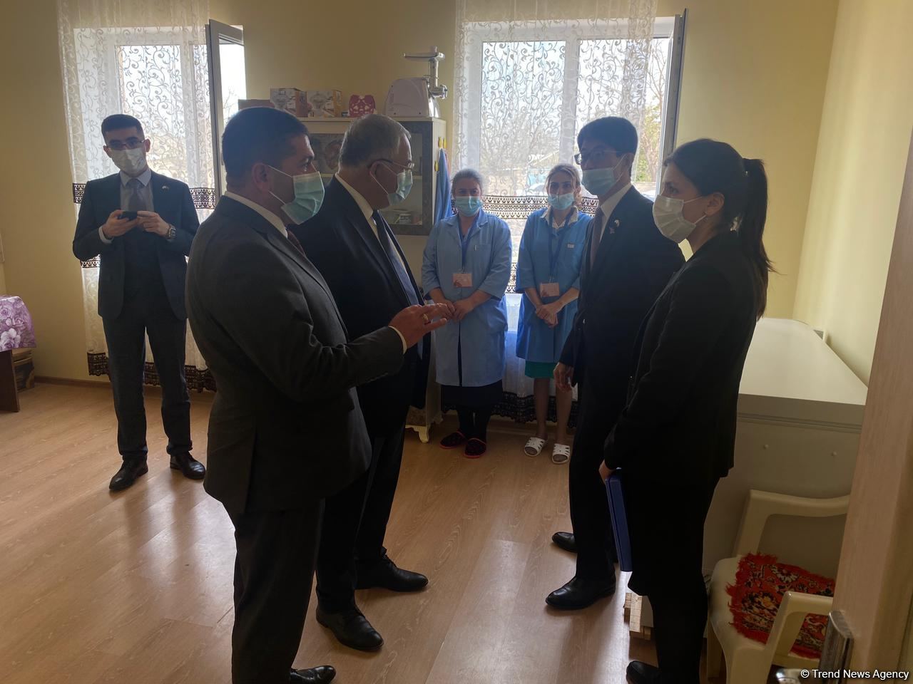 Посол Японии принял участие в открытии детсада в Агдаме - Trend TV