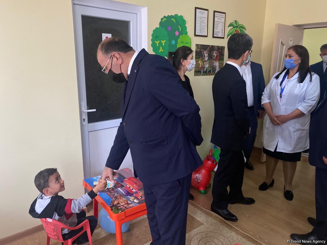 Посол Японии принял участие в открытии детсада в Агдаме - Trend TV