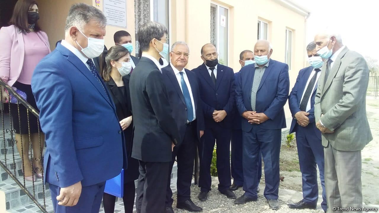 Посол Японии принял участие в открытии детсада в Агдаме - Trend TV