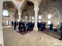 Главы религиозных конфессий в Азербайджане посетили Агдамскую джума-мечеть (ФОТО)