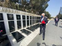 Председатель Генассамблеи ООН посетил могилу великого лидера Гейдара Алиева (ФОТО)