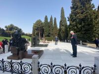 Председатель Генассамблеи ООН посетил могилу великого лидера Гейдара Алиева (ФОТО)