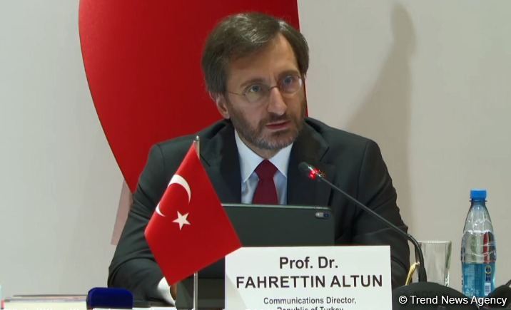 В Отечественной войне Турция была рядом с Азербайджаном и сделала все возможное в сфере медиа – Фахреттин Алтун