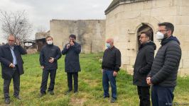 Делегация Тюркского совета побывала на разрушенном армянами кладбище Имарат (ФОТО/ВИДЕО)