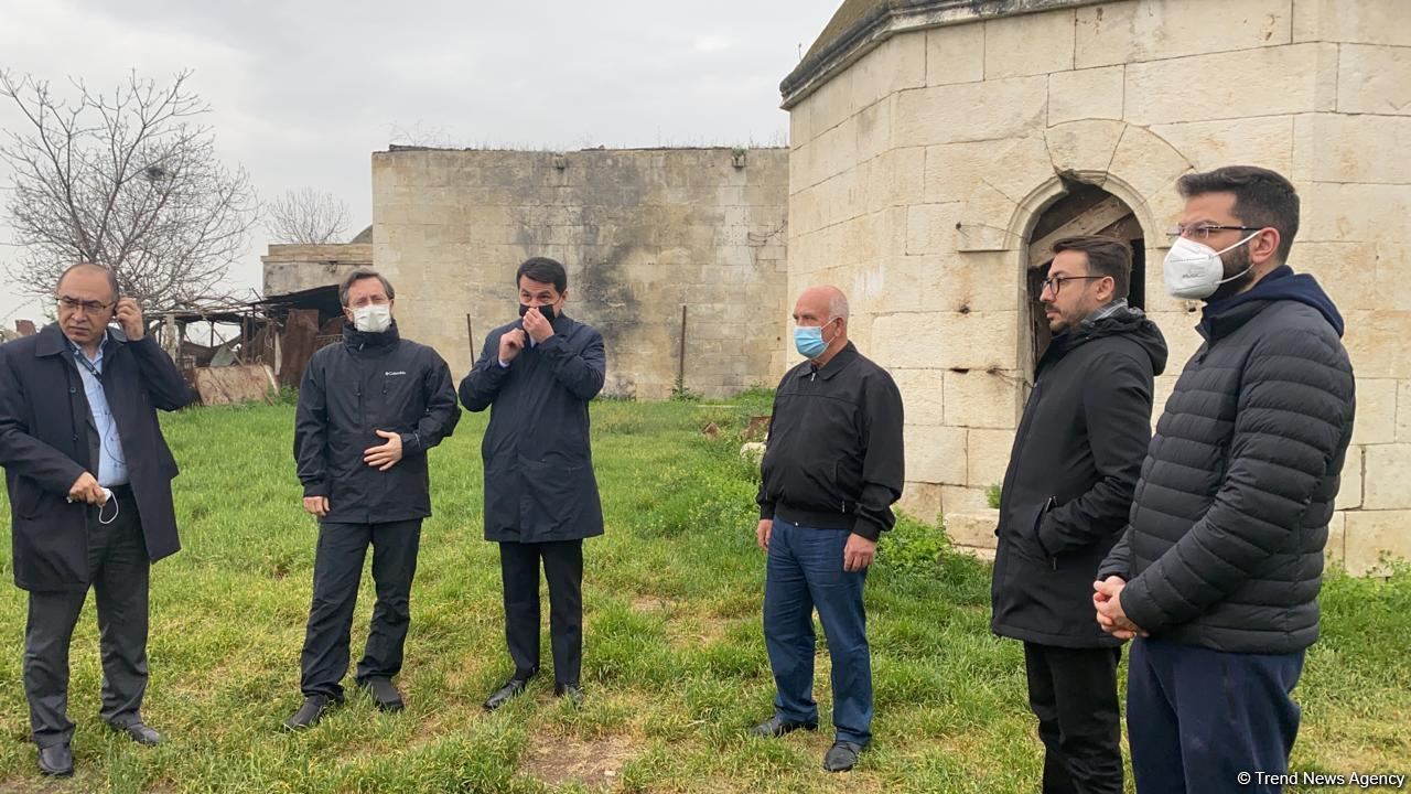 Делегация Тюркского совета побывала на разрушенном армянами кладбище Имарат (ФОТО/ВИДЕО)