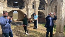 Завершилась поездка израильских журналистов в Агдам (ФОТО)