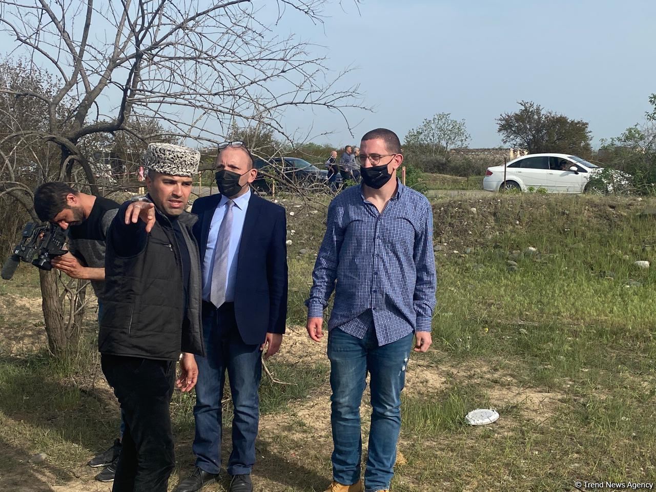 Завершилась поездка израильских журналистов в Агдам (ФОТО)