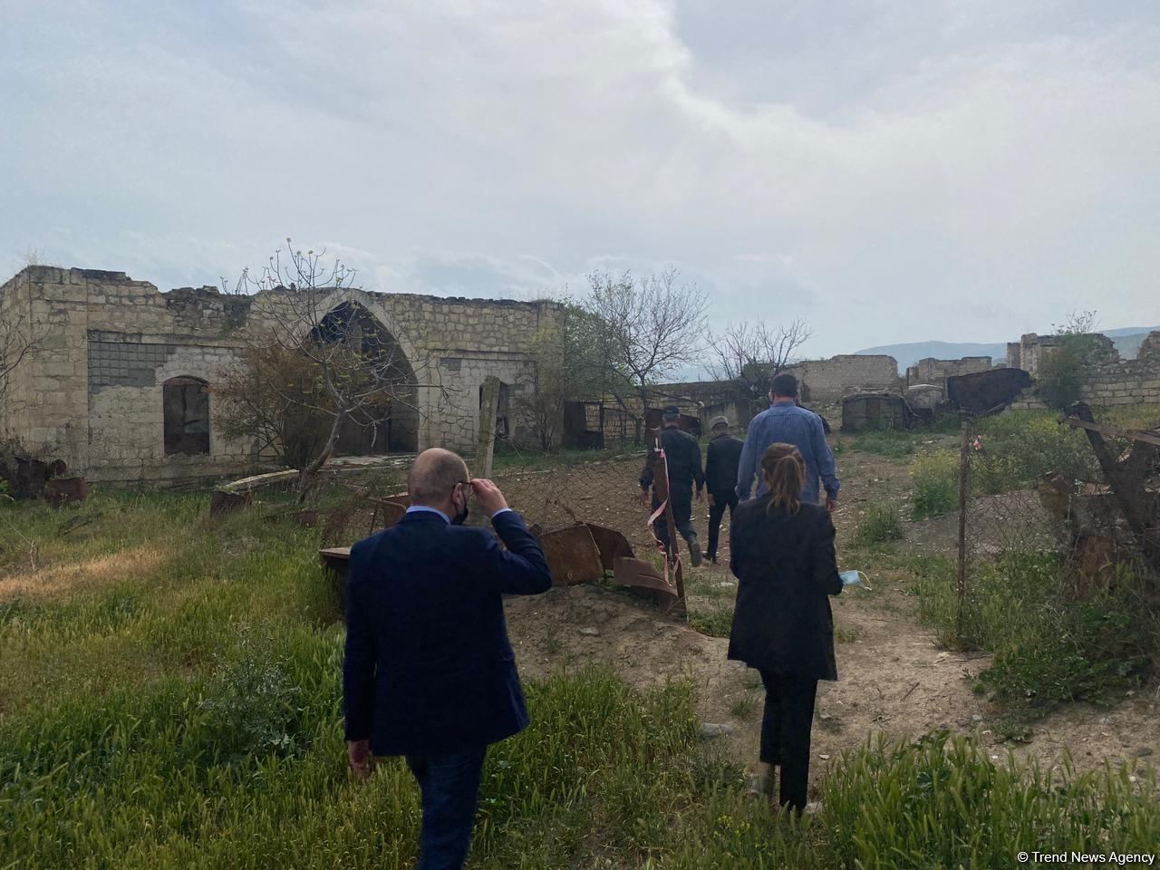 Завершилась поездка израильских журналистов в Агдам (ФОТО)