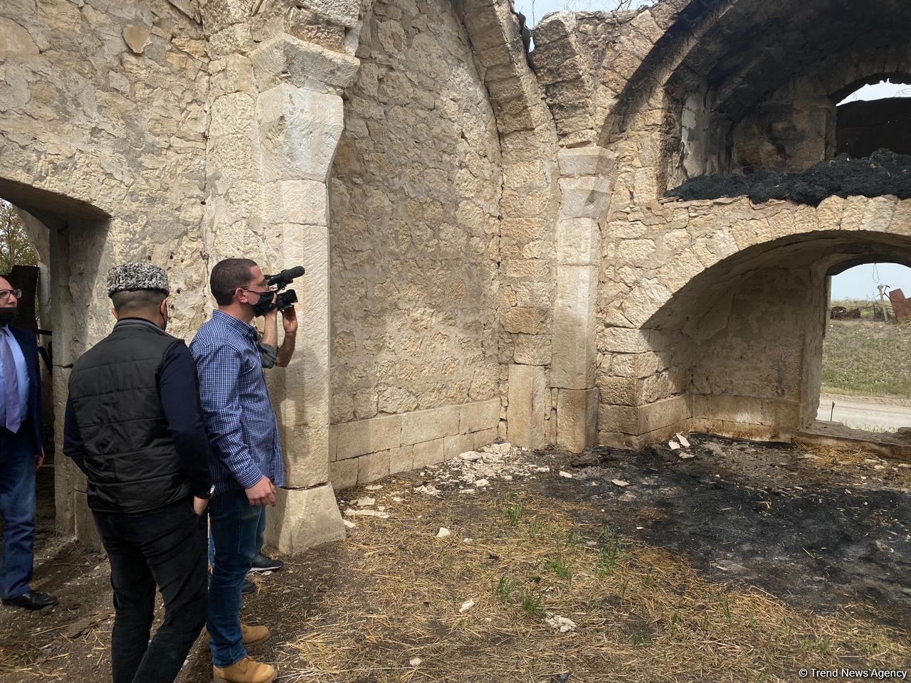 Завершилась поездка израильских журналистов в Агдам (ФОТО)