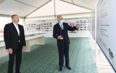 Президент Ильхам Алиев принял участие в открытии «Шамахинского агропарка Азерсун» (ФОТО)