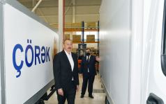 Президент Ильхам Алиев принял участие в открытии Гаджигабульского промышленного квартала (ФОТО)